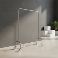 Garment Rack with Wheels Floor-Standing Rolling Garment Rack Heavy-Duty for Merchandisers, Home Organization