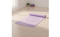 Fitness Mat Non-Slip Fitness Mat with Carrying Strap Textured for Yogis, Dancers, Home Workouts, Floor Training
