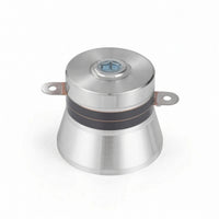 Sweeping Acoustic Transducer with Mounting Tabs Cylindrical Acoustic Cleaner Transducer Vibrating Metal for Dishwasher Systems