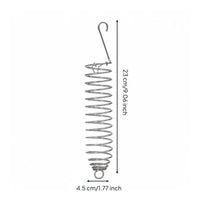 Stainless Steel Bird Feeder Self-Draining Hanging Bird Feeder Powder Coated