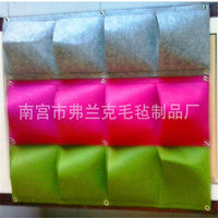 Wall-Mounted Vertical Felt Planter Bag for Seedling Cultivation