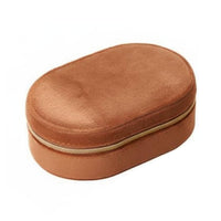 Velvet Jewelry Organizer Soft Interior Lining Jewelry Box Multi-Compartment Small Accessory Container for Girls