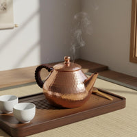 Japanese Design Teapot Thickened Small Copper Tea Kettle Handmade Look