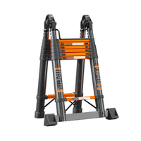 Jiangzhicheng Thickened Carbon Steel Telescopic Ladder, Multi-functional, Foldable