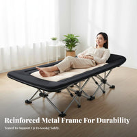 Adjustable Recliner lounger bed Foldable Design Folding Bed Padded pad for Hospital