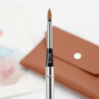 6 Pieces Travel Watercolor Brush Set Compact Retractable Artist Brushes Soft Bristles Portable Artist Set for Artists, Students