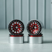 1.9 Inch Beadlock Wheels Heavy Duty Metal RC Crawler Rims Strong Durability