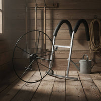 Shoulder-Carried Hose Reel Labor-Saving Hand-Crank Hose Winder Portable for Farm