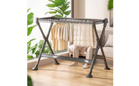 Space-Saving Clothes Drying Rack Stable Folding Clothes Drying Rack Heavy-Duty Rust-Resistant for Households, Apartment