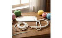 3 Pieces Faux Leather Bag Foundation with Straps Chic Bag Making Kit Slim Hardware Lightweight for Crafters
