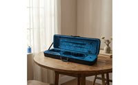 Hard-Sided Violin Case with Foam Structure Rectangular Violin Case Zippered Portable for Violinists, Students