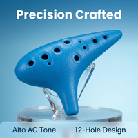 12 Hole Alto for Beginners, Music Student Ocarina, Compact Ocarina for Kids, Melodious Ocarina Instrument, Ocarina for Learning Alto