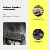 Portable Waterproof Outdoor Car Speaker, Mini Bass Device
