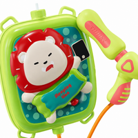 Water Gun with Backpack Tank, Large Water Gun for 4-6 Years Old, 30x25x5.5cm Backpack for Summer and Garden