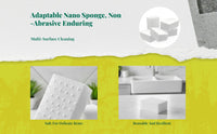 Nano Cleaning Sponge, Space-Saving Multi-Purpose Scrubber
