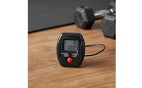 Tracks Time, Count, Calories LCD Fitness Tracker Display Single Button Control Replacement Fitness Console Exercise Bike Computer for Home Gym