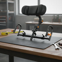 Universal Fit Aluminum Wheelchair Headrest Ergonomic Adjustable Wheelchair Head Support