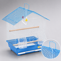 Small Metal Bird Cage for Parakeets Finches Canaries Breeding