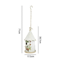 Birdhouse Ornament Rustic Garden Decor Sturdy for Patio, Courtyard