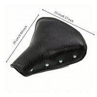 Vintage-Style Cycle Saddle with Springs Contoured Sprung Cycle Saddle Textured Retro Bike Seat Ergonomic for Commuting