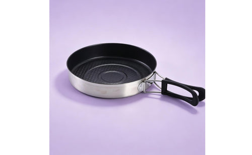 4 Pieces Portable Cookware Set Stainless Steel Cookware Set Resistant Outdoor Gear for Campers