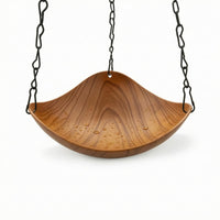Hanging Bird Bath Feeder 2 in 1 Garden Accessory Perch-Friendly for Patio