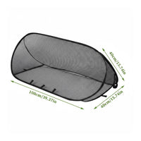 Mesh Tunnel Cover Fine Netting Foldable Mesh Cover with Stakes