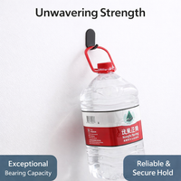 Adhesive Hooks for Wall Heavy Duty, Strong Sticky for Kitchen Waterproof, Stainless Steel No Drill for Renters Dorm Room