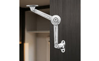 Any-Stop Cabinet Door Stay Sturdy Duty Cabinet Door Raise Support Adjustable Lid Support Hinge Universal Mounting for Wardrobe