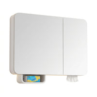 Smart Bathroom Mirror Cabinet with LED Light & Anti-Fog