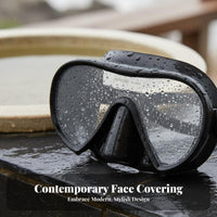 Anti-Fog Nose Cover Swim Mask Waterproof Snorkel Mask Nose Cover HD Vision for Snorkelers, Beginners, Underwater Exploration, Pool, Ocean