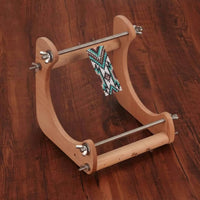 Wooden Bead Weaving Loom Beginner Friendly Cross Stitch Support Stand