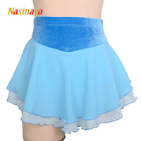 福诺定做女童成人花样滑冰服表演比赛考级短裙skating skirt8