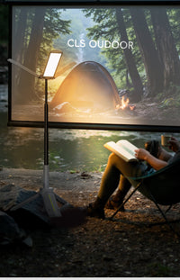 CLS Retractable Camping Lantern, 1m, LED, Rechargeable, Flame Effect