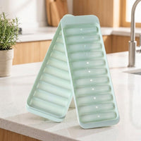 Water Bottle Ice Tray for Long Sticks, Food Grade Silicone for Baby Food and Home Bar, Easy Release Reusable Mold, 23.5*8*2 cm Budget Pack
