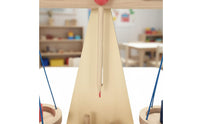 Early Education Wooden Balance Scale Educational Wooden Weighing Toy STEM Learning Balance Game Set Child-Centered for Preschoolers, Kids, Kindergarten, Classroom