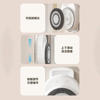 Wall-mounted Electric Shower Brush with Rotating Head