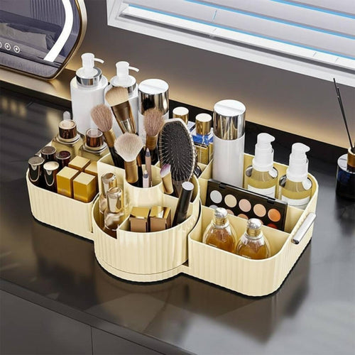 Rotating Makeup rotating organizer Multi-Compartment Cosmetic Organizer Large Capacity