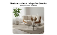 Italian design Curved keyboard Key Sofa sectionable Design Curved L-Shaped Couch Designer Inspired Living Room Furniture Boucle Fabric for Interior Designers, Homeowners, Families, Apartment, Lounge Area, Hotel Lobby, Home Office