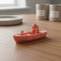 Painted Model Boat Detailed Hobby Miniature Resin for Miniature Scene