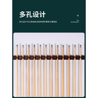 Solid Wood Wall-Mounted Billiard Cue Rack with Roman Style