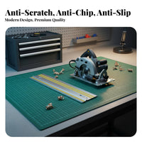 Circular Saw Guide Rail Wide Compatibility Track Saw Guide Portable Cutting Jig Chip-Splinterless Cuts Power Tool Accessory