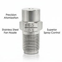 304 Stainless Steel Industrial Spray Nozzle, Flat Fan Shape, 110 Degree, High Pressure Cleaning Nozz - Image 3