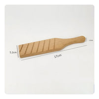 Solid Wood Pottery Mallet Polished Finish Textured Clay Beater Easy to Use
