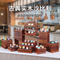 木质自助餐厅展示架茶歇糕点甜品摆台下午茶蛋糕寿司点心架子商用