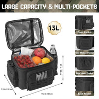 TJ Oxford Fabric Insulated Lunch Bag with Water Injection Feature