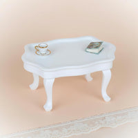 Mini Table Wooden Mini Coffee Table Smooth Surface Miniature Furniture for Photo Photography