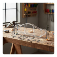 Transparent Protection Hood Long-Lasting Acrylic for Woodworkers