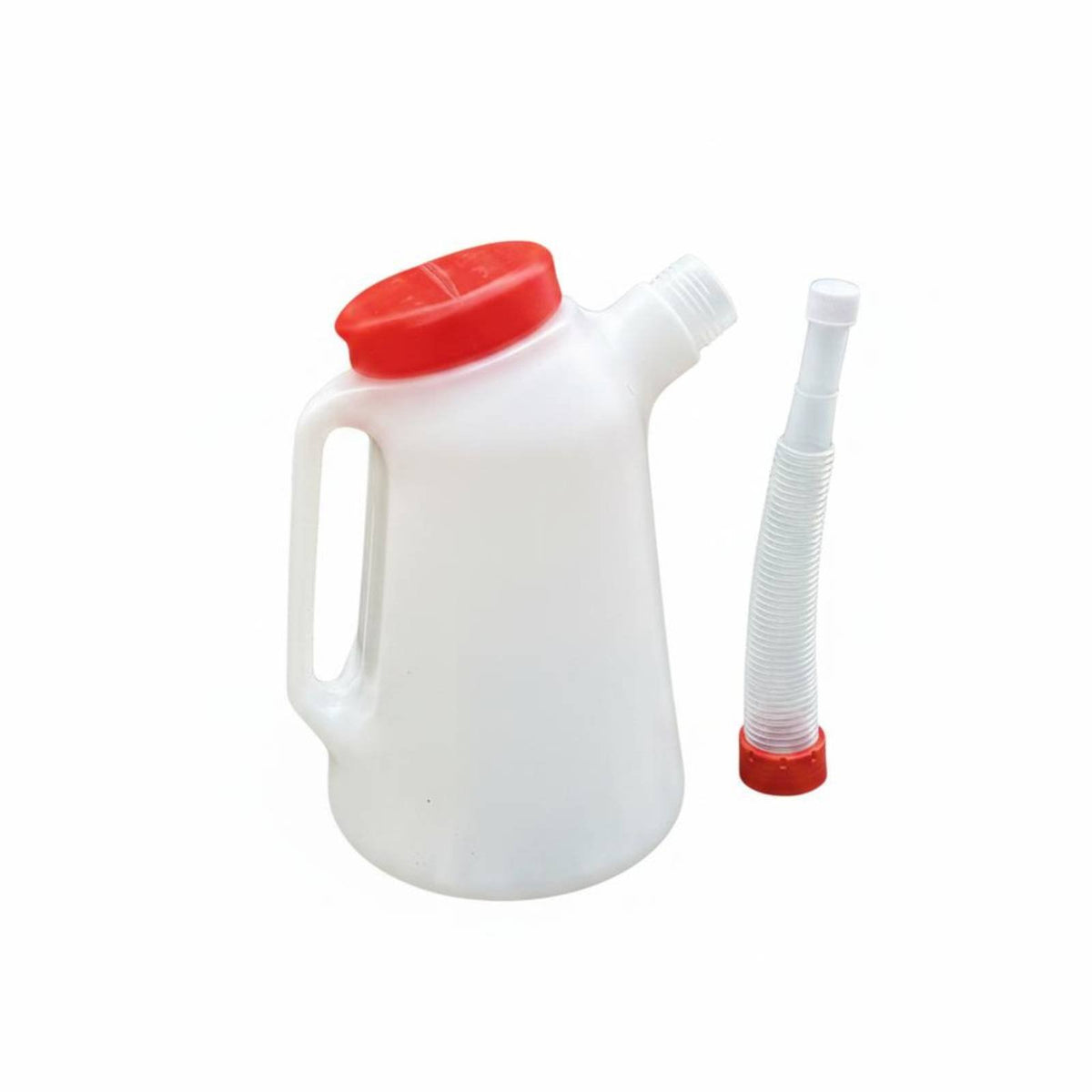 Measuring Jug with Flexible Spout Translucent Oil Jug Oil Dispenser for Mechanics