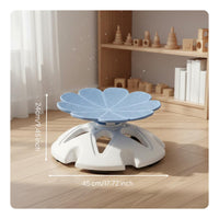 Flower Rotating Balance Chair Fun Floral Design Kids Sensory Seat Sturdy Kids Rotating Chair for Kindergarten, Playroom